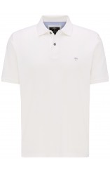white interlock Fynch Hatton polo shirt
