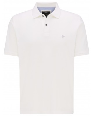 White Interlock Fynch Hatton Polo T-Shirt