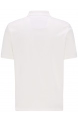 white interlock Fynch Hatton polo shirt