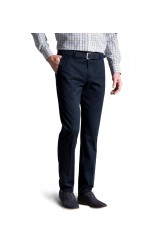 Meyer navy cotton trousers