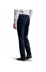 Meyer navy cotton trousers