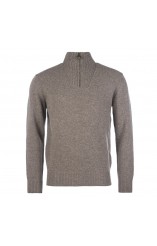 Barbour half zip beige