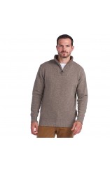 Barbour half zip beige