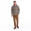 Barbour half zip beige