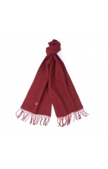 Red Barbour Mens Scarf 