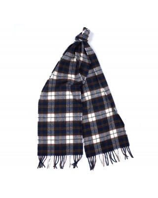 Blue Checkered Barbour Mens Scarf