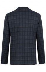 Blue Checkered Buggati Coat