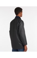 Black Leathery Barbour Jacket