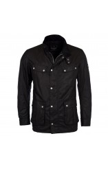 Black Leathery Barbour Jacket