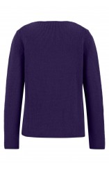 Purple Knitted Blouse