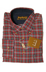 πουκάμισο καρώ κόκκινο Barbour